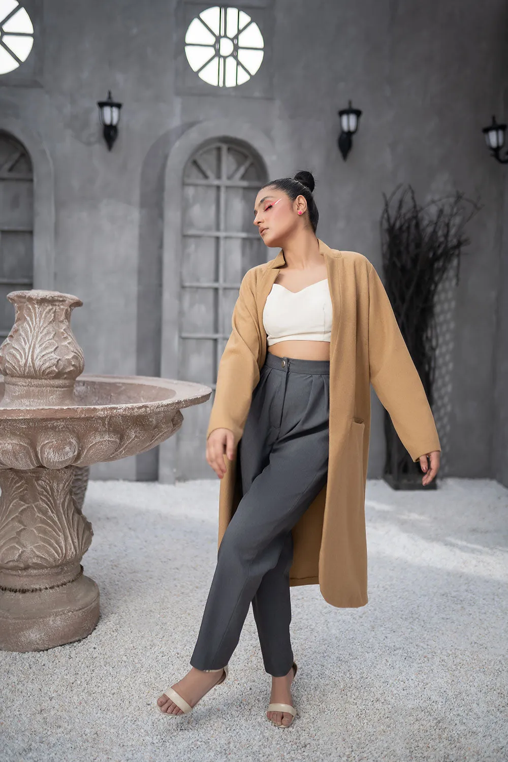 Classy Tan Coat